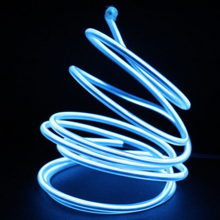 Neon tuning auto white