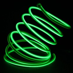 Tuning moto verde neón
