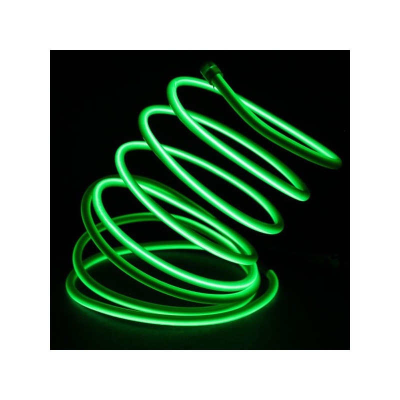 Neon tuning green motorcycle