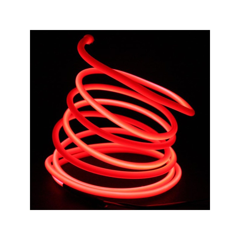 Neon tuning red motorcycle