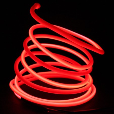 Neon tuning red motorcycle