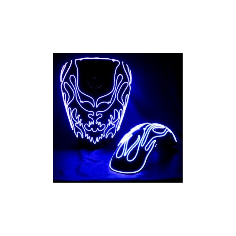 Neon tuning depósito moto