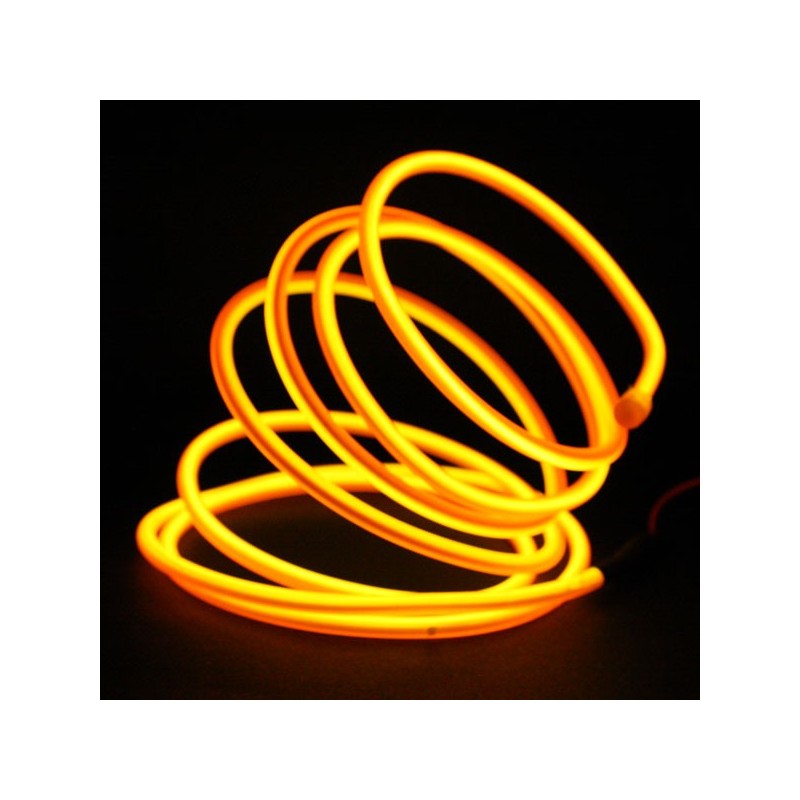 Neon tuning motorcycle orange
