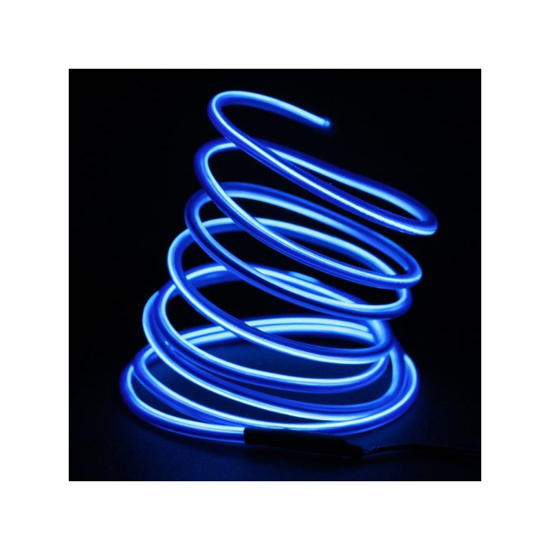 Neon Autotuning blau