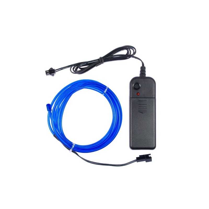 Neon flexible Partydeko blau - 2m