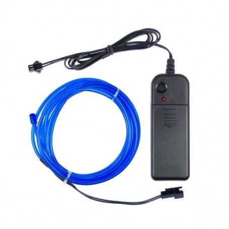 Neon flexible Partydeko blau - 2m