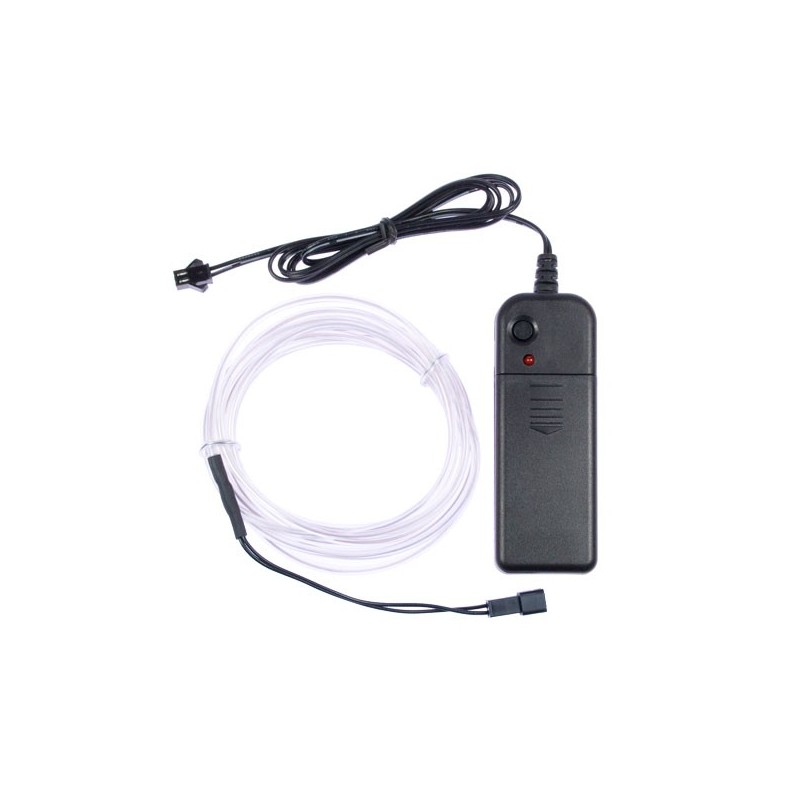 Neon flexible Partydeko weiß - 2m