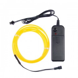 Neon flexible Partydeko gelb - 2m