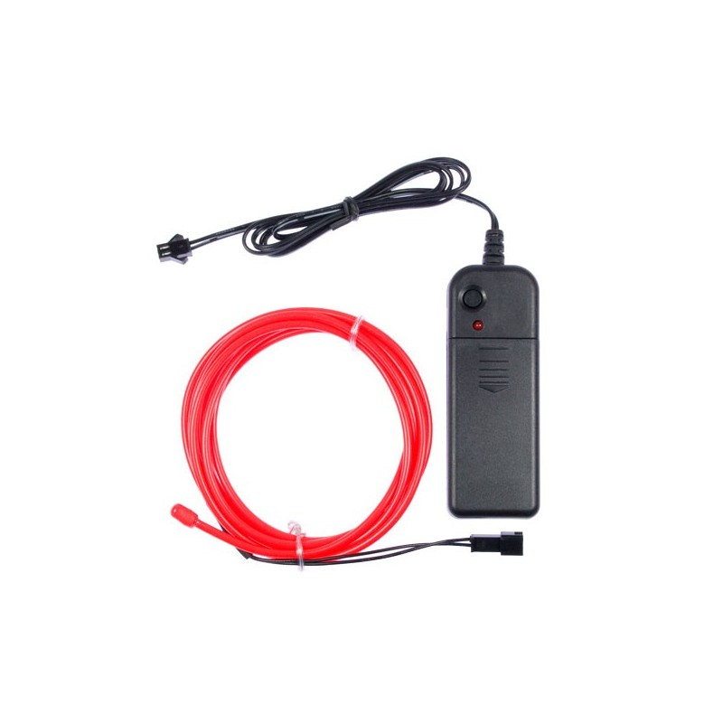 Neon flexible red party decoration - 2m