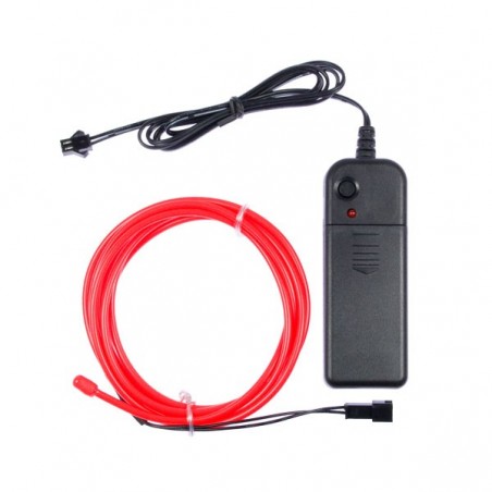 Neon flexible Partydeko rot - 2m
