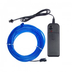 Neon flexible Partydeko blau - 5m