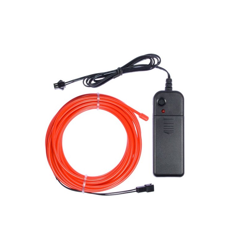 Neon flexible Partydeko rot - 5m
