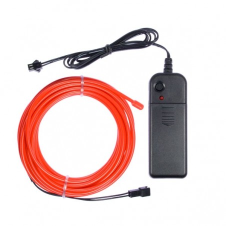 Neon flexible Partydeko rot - 5m