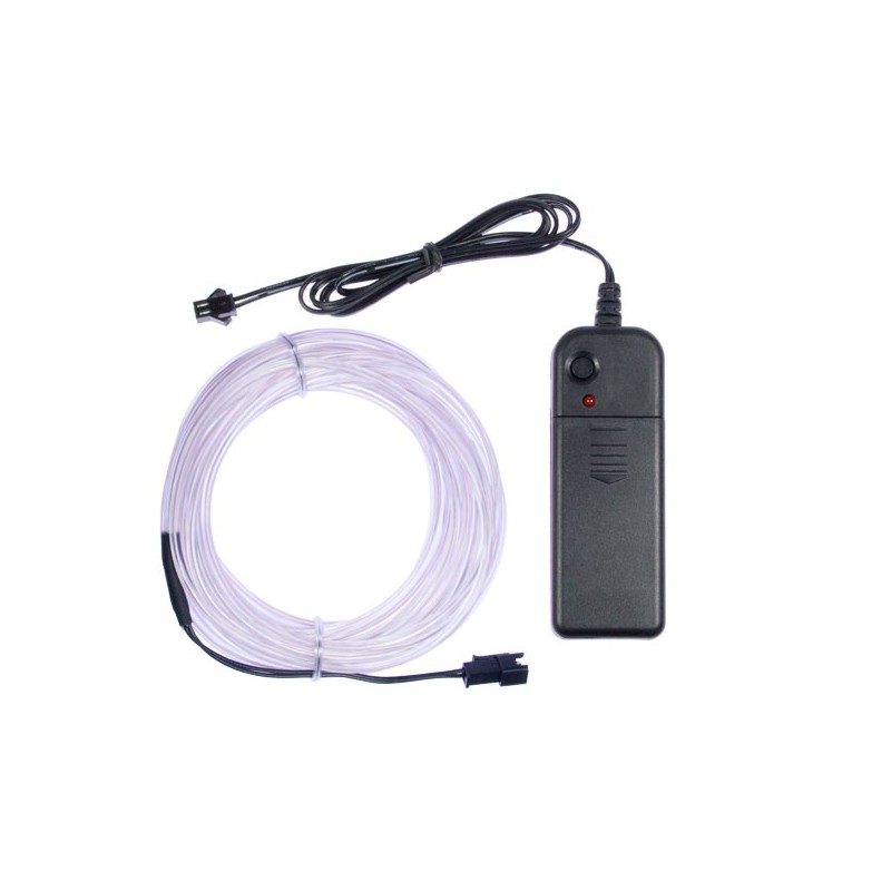 Decoración de fiesta blanca flexible de neón - 5m