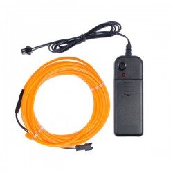 Neon flexible déco fête orange - 5m