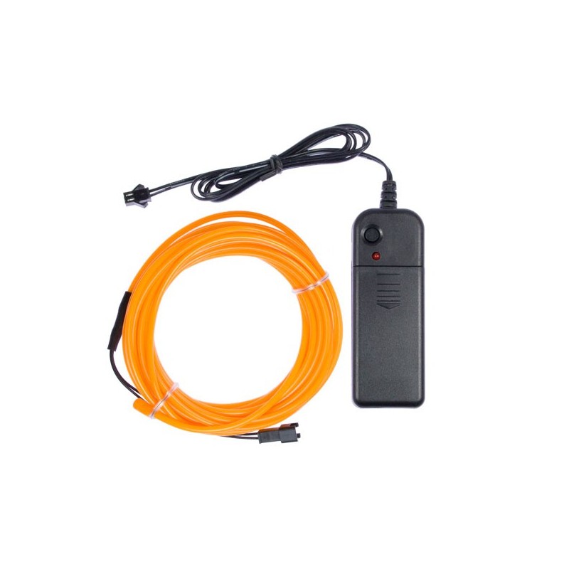 Neon flexible orange party decoration - 5m