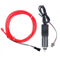 Neón flexible tuning coche rojo - 2m