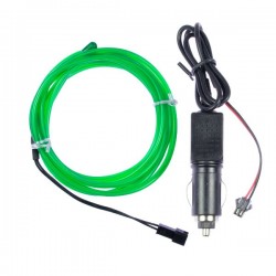 Neon-Schlauch Autotuning grün - 2m