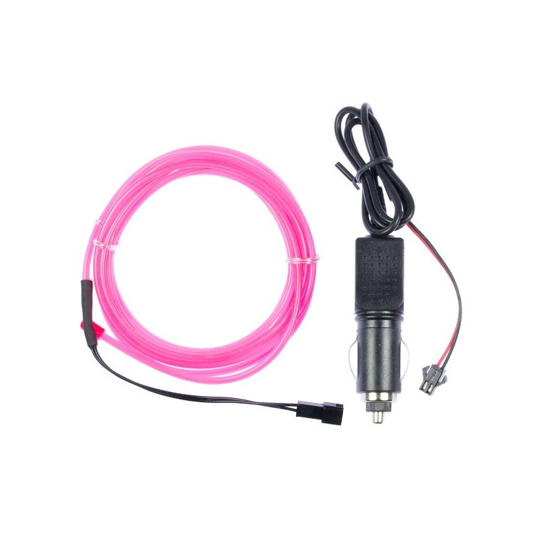 Neon-Schlauch Autotuning rosa - 2m