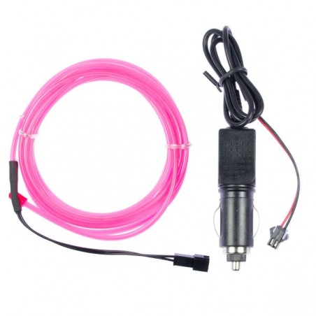 Neón flexible tuning coche rosa - 2m