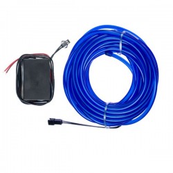 Neon flexible tuning auto bleu - 10m - diam. 5mm
