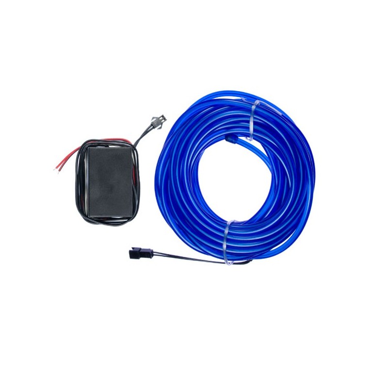 Neón flexible tuning coche azul - 10m - diam. 5mm