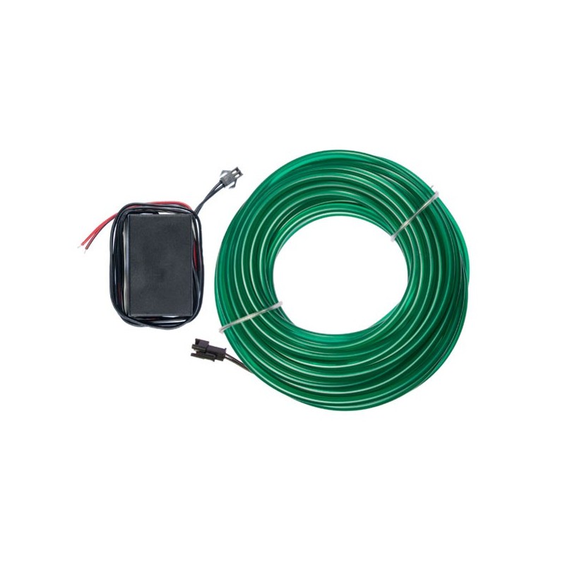 Neonschlauch Autotuning grün - 10m - Durchm. 5mm