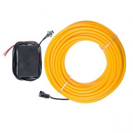 Neon flexible tuning auto jaune - 10m - diam. 5mm