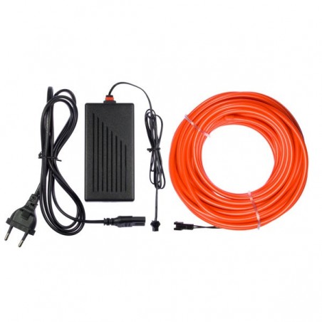 Neón flexible decoración hogar rojo - 10m + intermitente