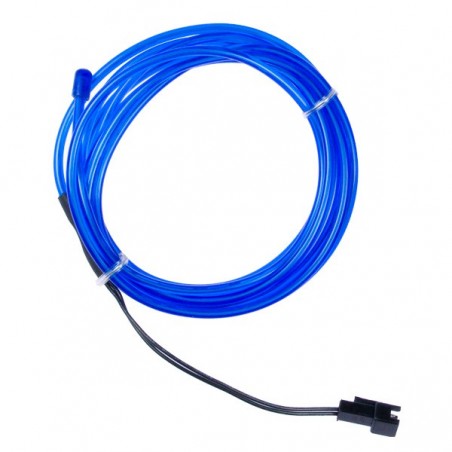 Neon weich und flexibel blau - 2m - Durchm. 3mm