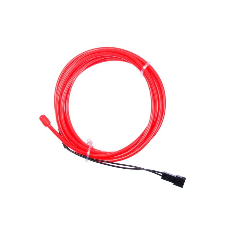 Neon souple et flexible rouge - 2m - diam. 3mm