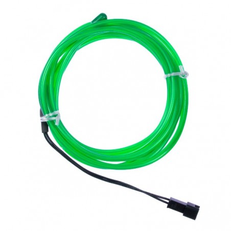Luz de neón flexible verde - 2m - diám. 3mm