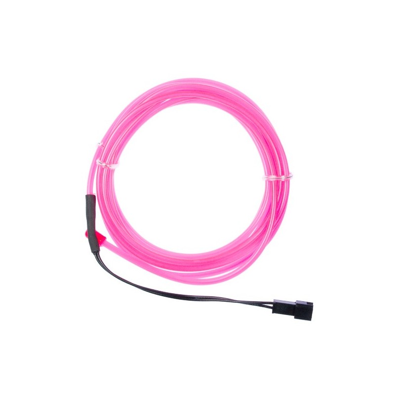 Neon weich und flexibel rosa - 2m - Durchm. 3mm