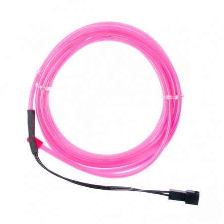 Neon weich und flexibel rosa - 2m - Durchm. 3mm