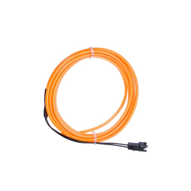 Neon soft and flexible orange - 2m - diam. 3mm