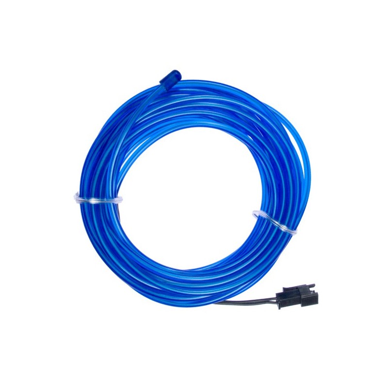 Neon weich und flexibel blau - 5m - Durchm. 3mm