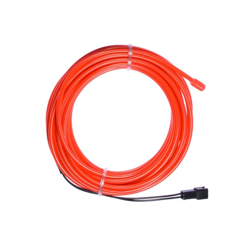 Neón flexible rojo - 5m - diam. 3mm