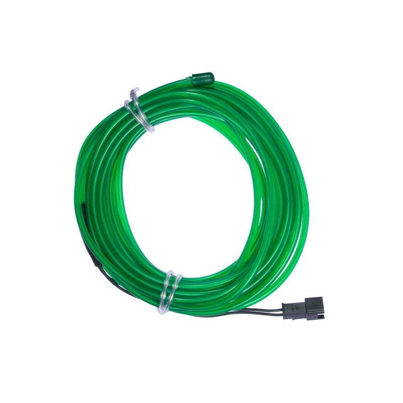 Neon soft and flexible green - 5m - diam. 3mm