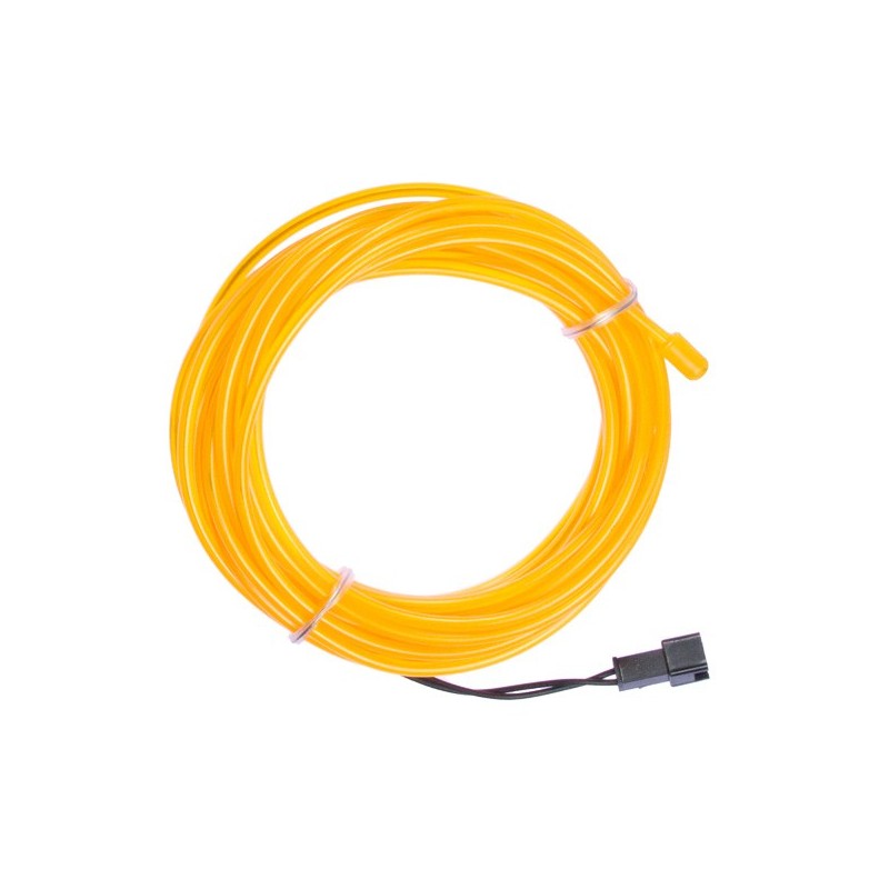 Neon weich und flexibel gelb - 5m - Durchm. 3mm