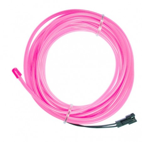 Neon weich und flexibel rosa - 5m - Durchm. 3mm