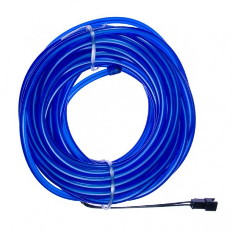 Neon souple et flexible bleu - 10m - diam. 5mm