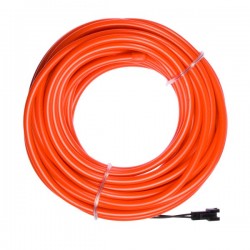 Neon weich und flexibel rot - 10m - Durchm. 5mm