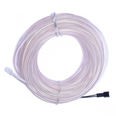 Luz de neón blanca flexible - 10 m - diám. 5 mm