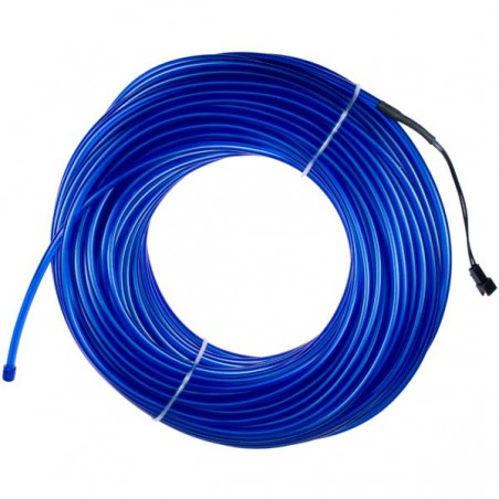 Neón azul suave y flexible - 50 m - diám. 5 mm