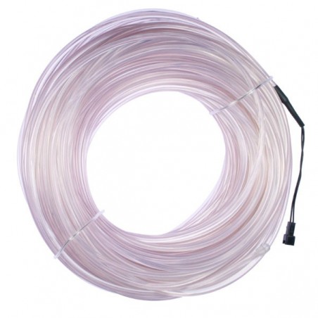 Luz de neón blanca flexible - 50 m - diám. 5 mm