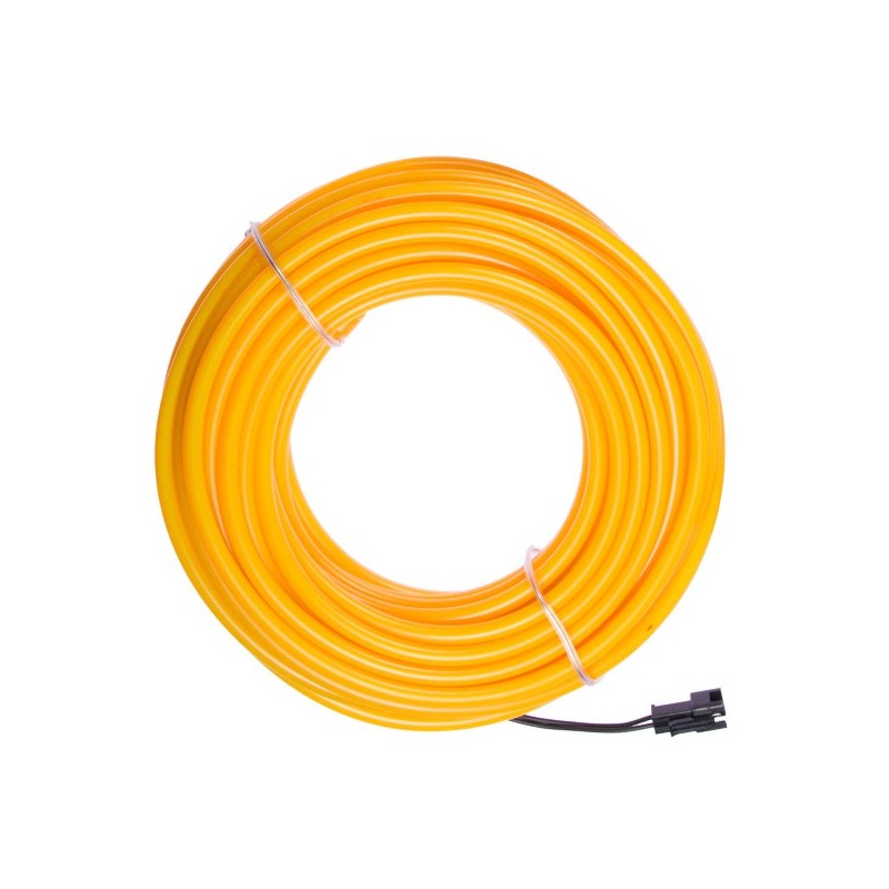 Neon weich und flexibel gelb - 10m - Durchm. 5mm