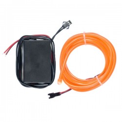 Neon tuning auto flexiforme orange