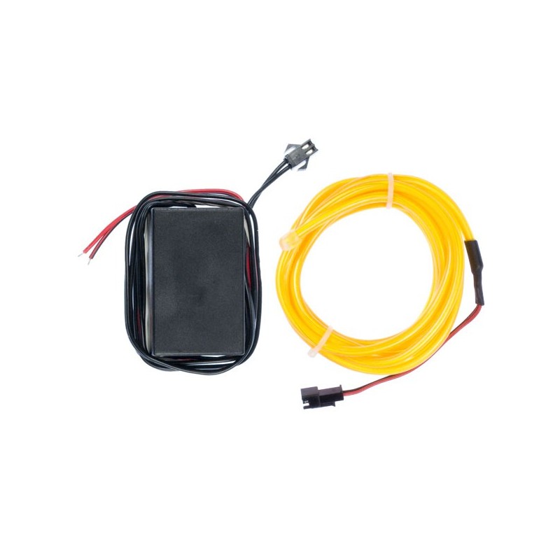 Neon tuning motorcycle flex yellow