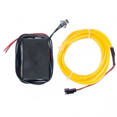 Neon tuning motorcycle flex yellow