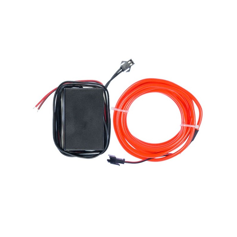 Neon tuning motorcycle flex red